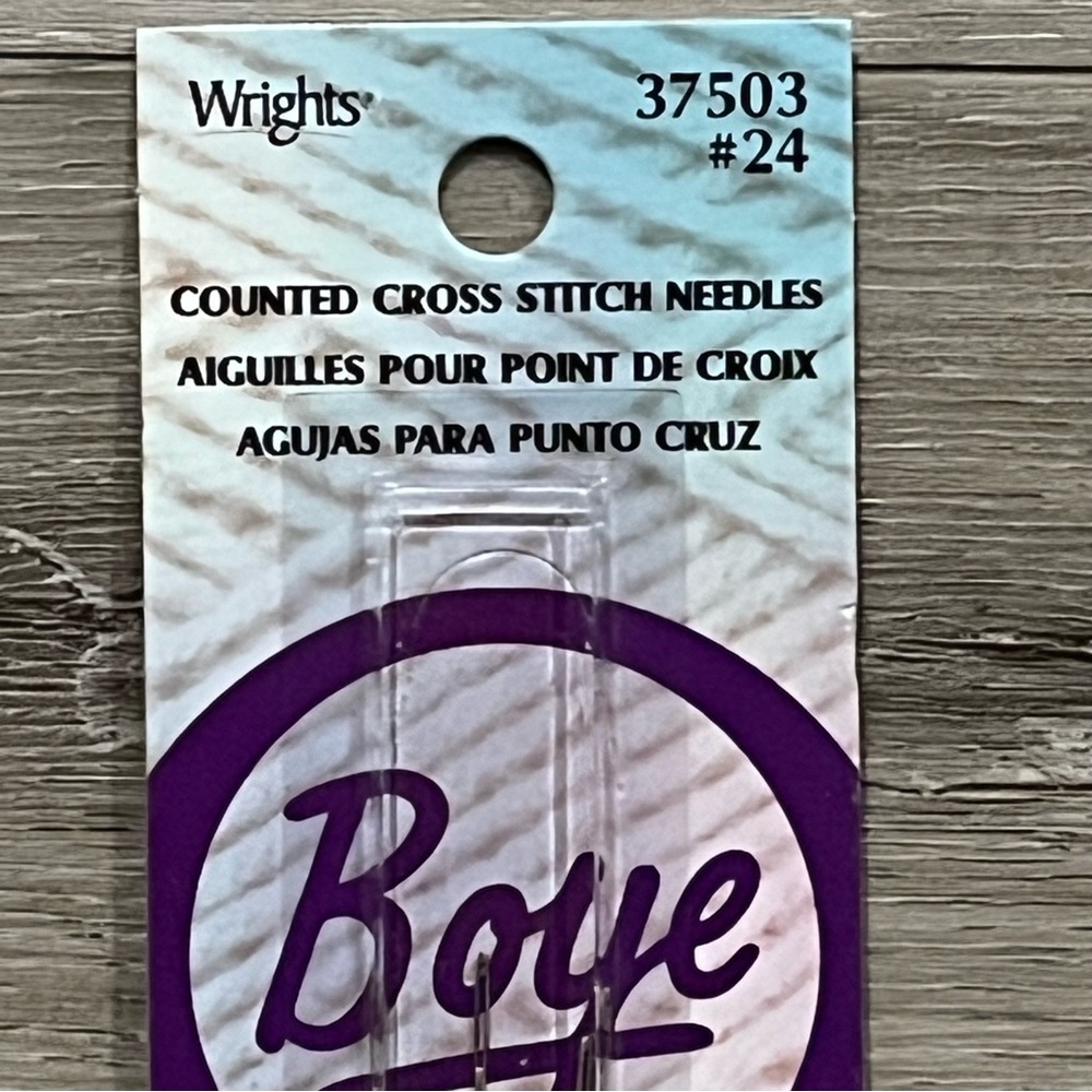 NWT Boye Set of Counted Cross Stitch Needles #24 with Magnetic Needle Case - Picture 12 of 16